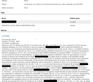 Read more about the article Conducerea unui vehicul sub influenta alcoolului sau a altor substante